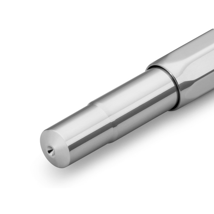 Kaweco AL Sport Fountain Pen - Raw Aluminium — flat lay