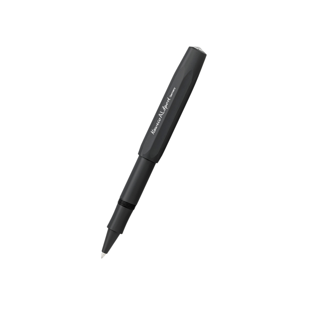 Kaweco AL Sport Gel Roller Pen - Black — front view