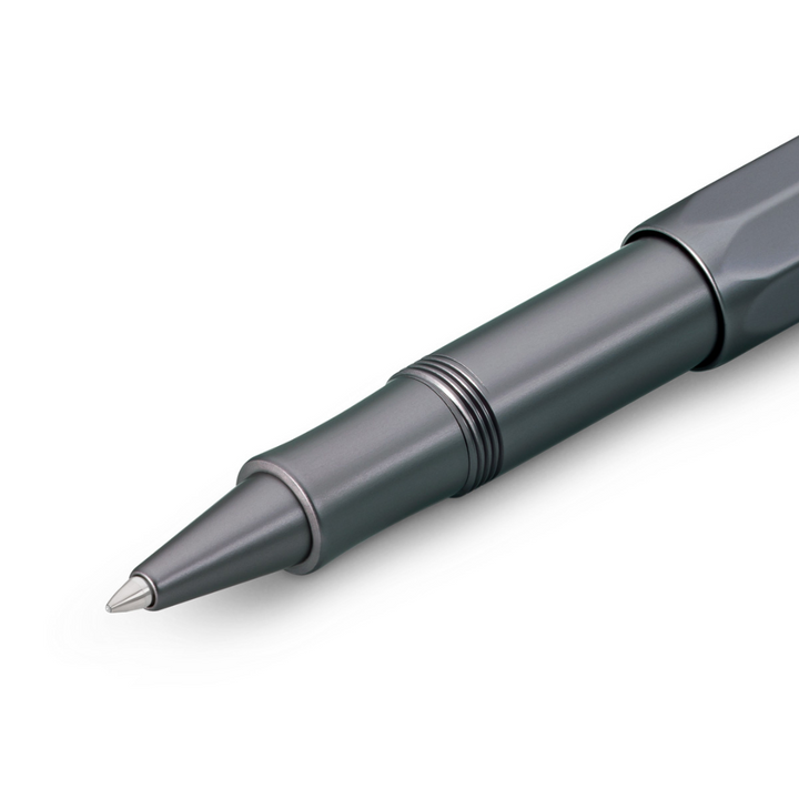 Kaweco AL Sport Gel Rollerball Pen - Anthracite — flat lay