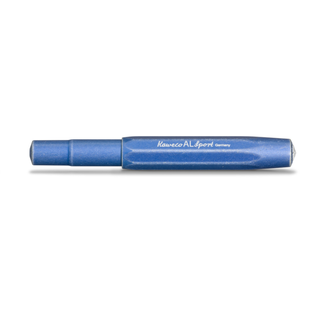 Kaweco AL Sport Stonewashed Gel Rollerball Pen - Blue — in use