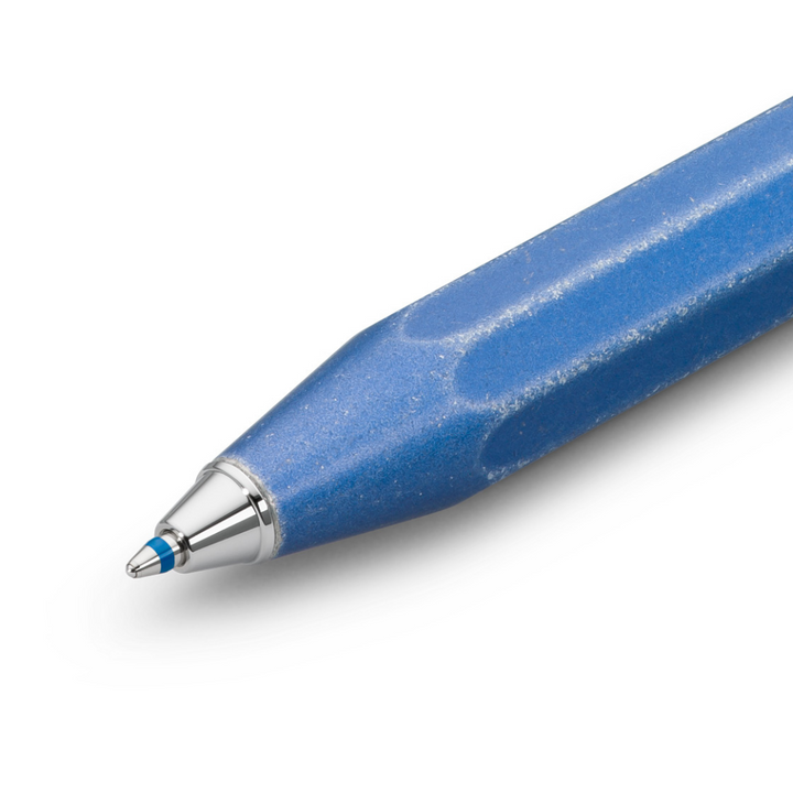 Kaweco AL Sport Stonewashed Ballpoint Pen - Blue — with packaging