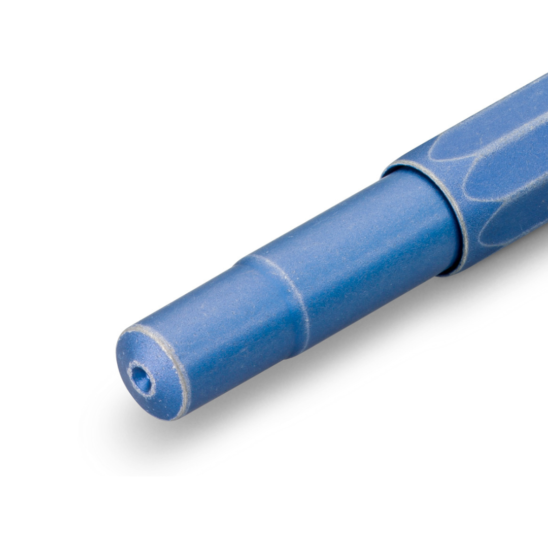 Kaweco AL Sport Stonewashed Fountain Pen - Blue — flat lay