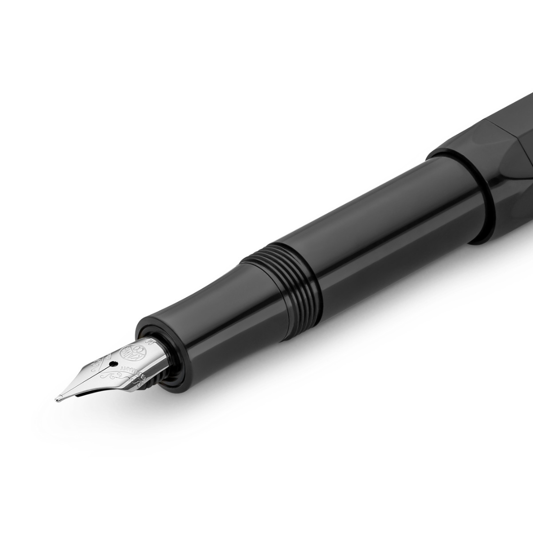 Kaweco Skyline Sport Fountain Pen in Black — Kaweco fountain pen — precision nib writing instrument, at Cityluxe Singapore stationery store