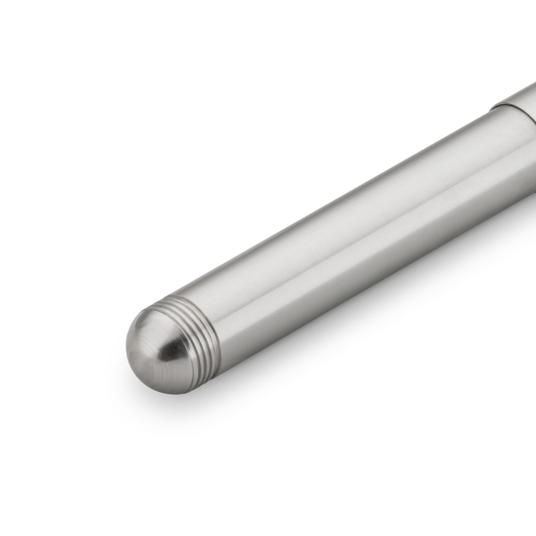 Kaweco Liliput Fountain Pen - Stainless Steel — flat lay