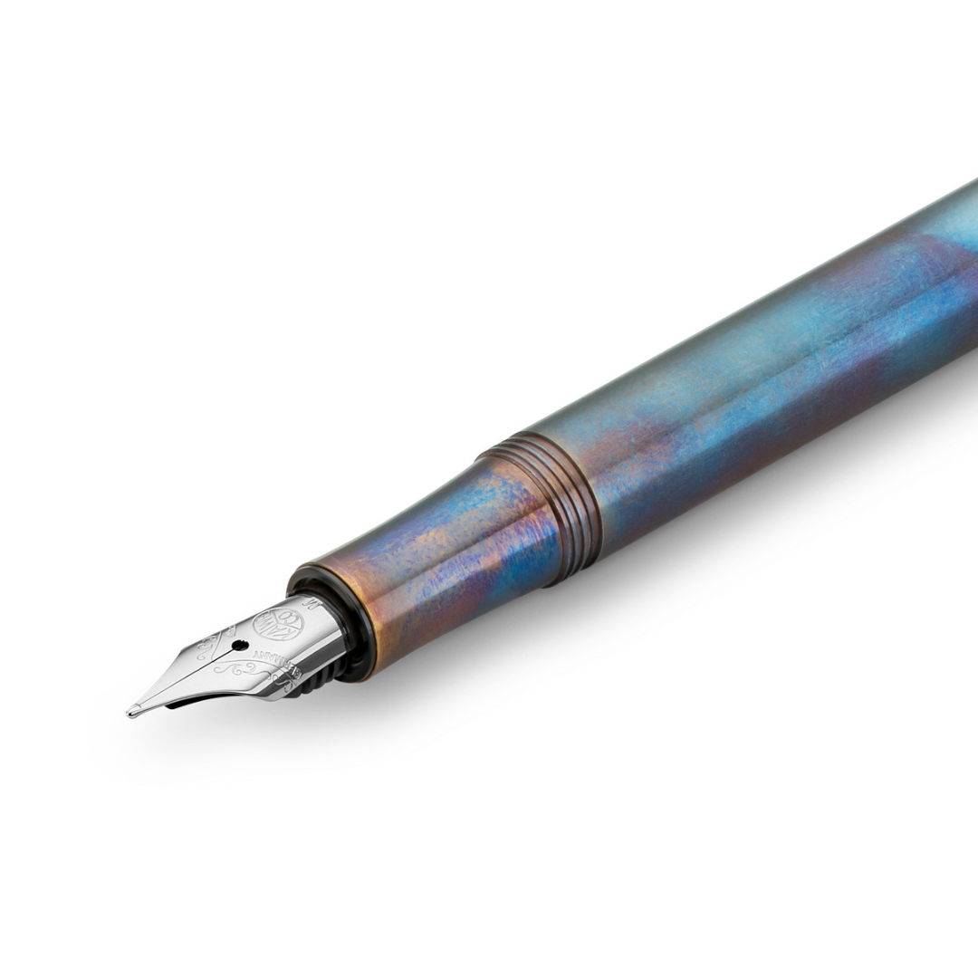 Kaweco Liliput Fountain Pen - Fireblue — flat lay