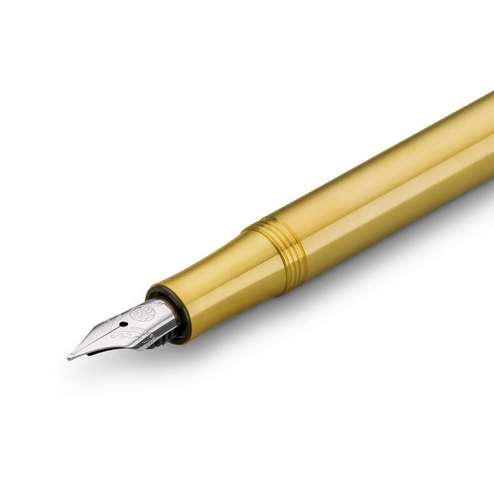Kaweco Liliput Fountain Pen - Brass — flat lay