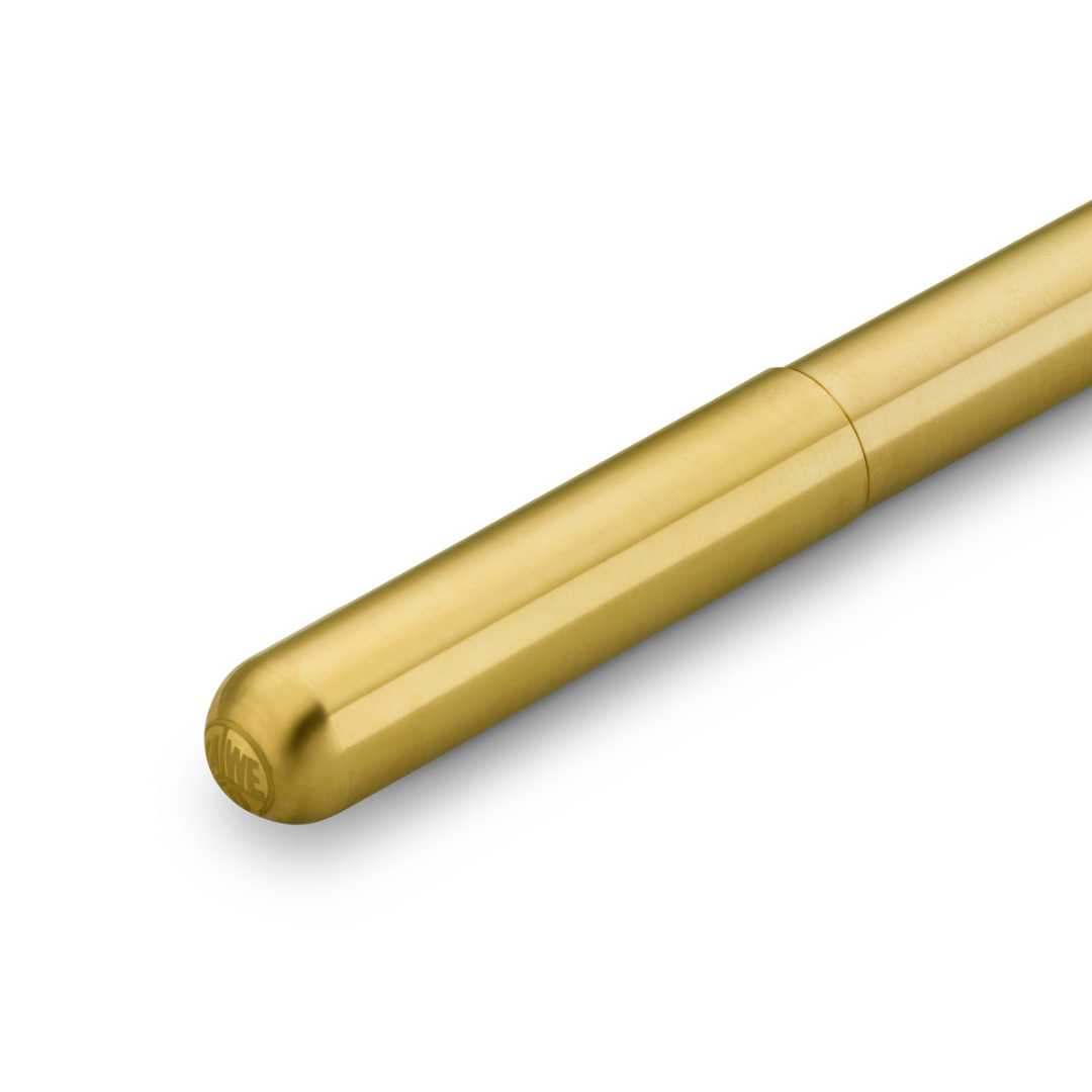 Kaweco Liliput Fountain Pen - Brass — flat lay