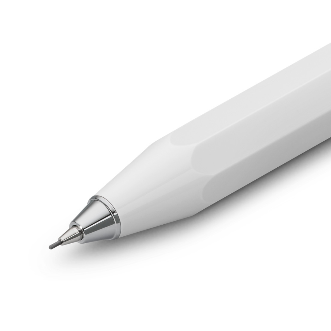 Kaweco Skyline Sport Mechanical Pencil - White — with packaging