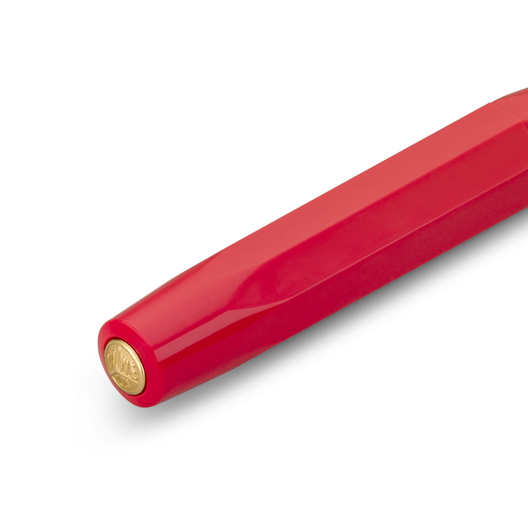 Kaweco Classic Sport Fountain Pen - Red — flat lay