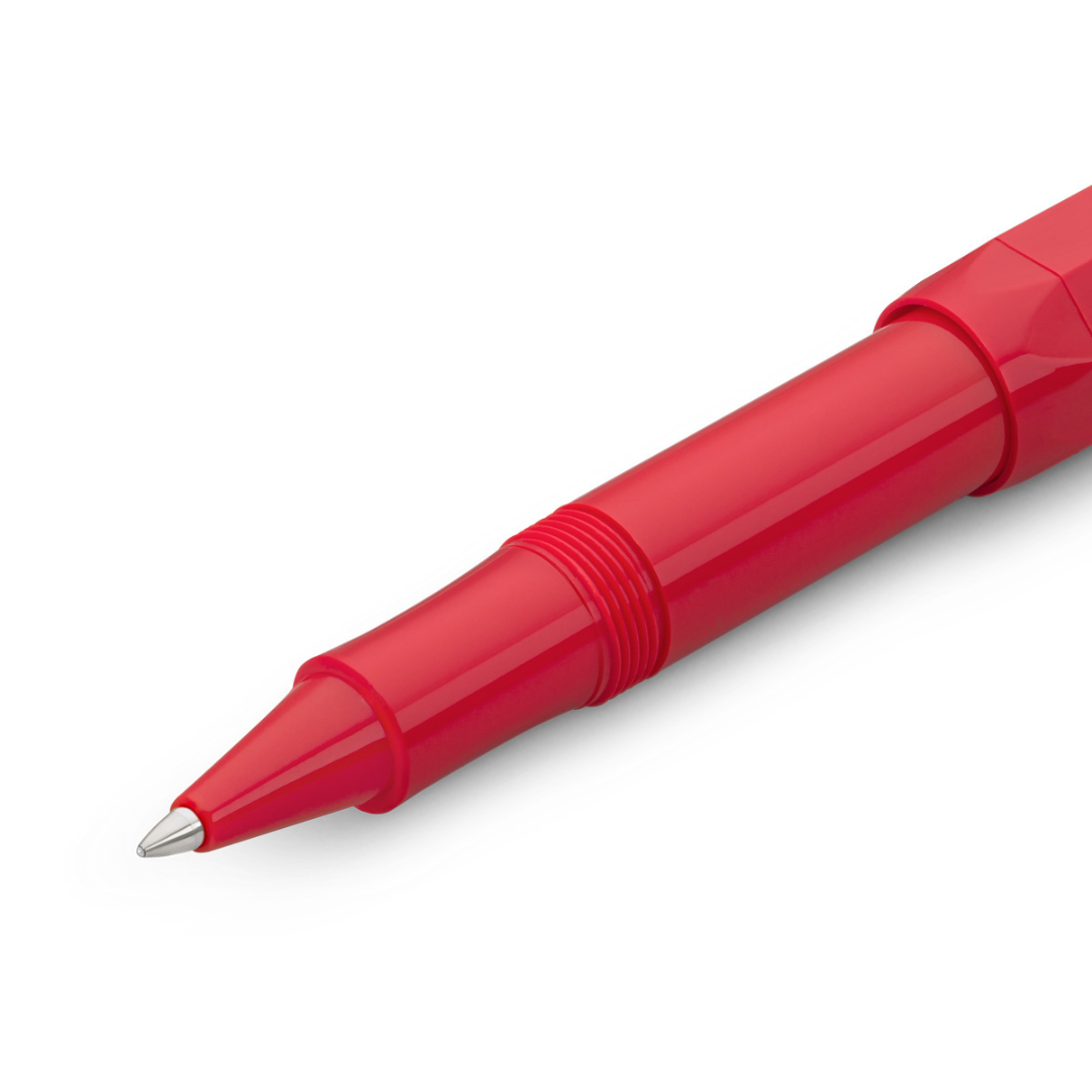 Kaweco Classic Sport Gel Roller Pen in Red — Kaweco rollerball pen — fluid gel ink writing instrument, at Cityluxe Singapore