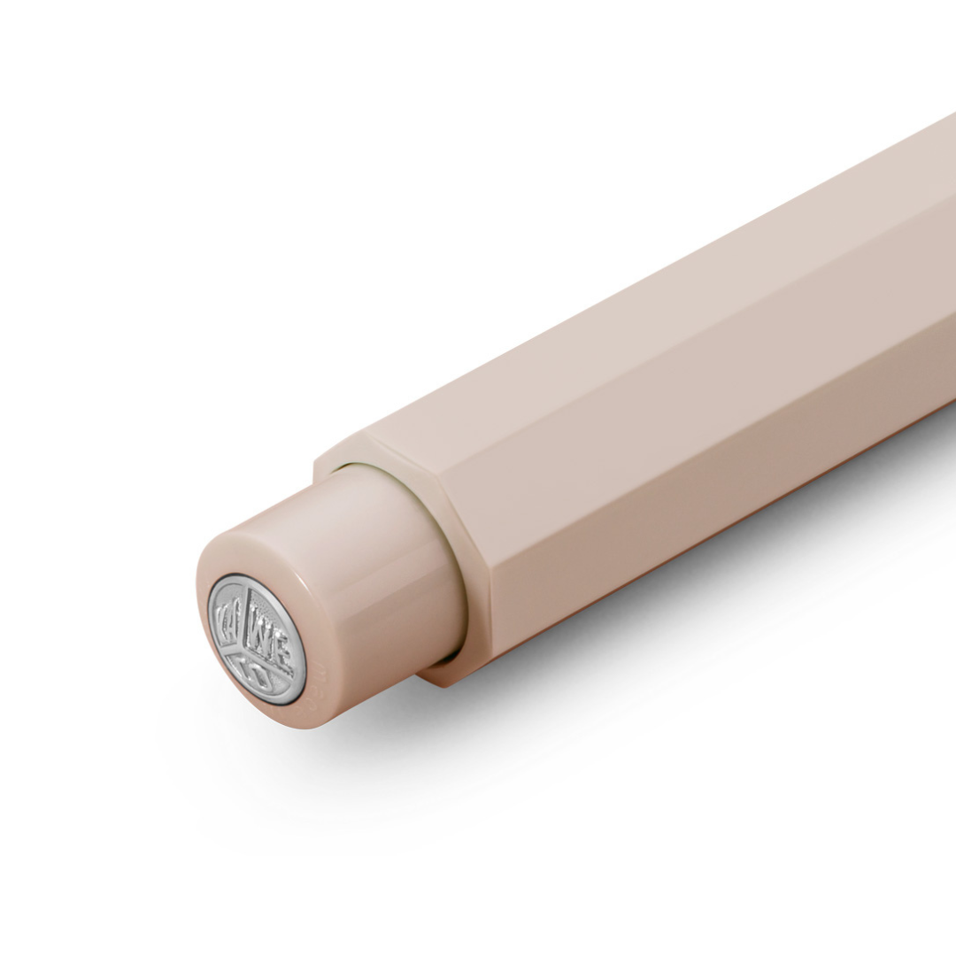 Kaweco Skyline Sport Mechanical Pencil - Macchiato — writing at an angle