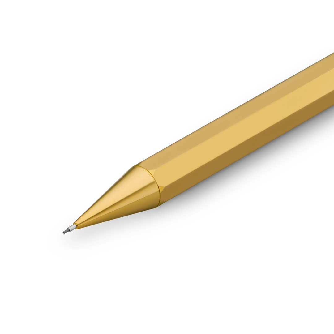 Kaweco Special Mechanical Pencil - Brass — flat lay