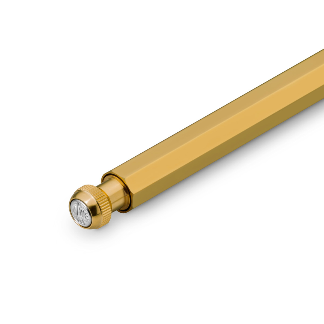 Kaweco Special Mechanical Pencil - Brass — barrel detail