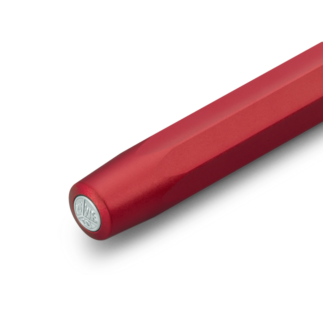Kaweco AL Sport Fountain Pen Deep in Red — Kaweco fountain pen — precision nib writing instrument, at Cityluxe Singapore stationery store