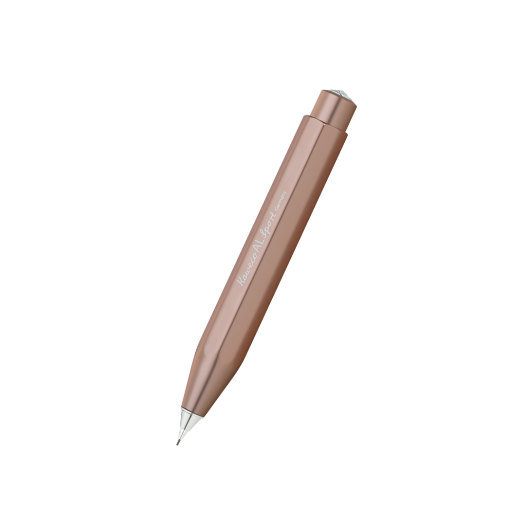 Kaweco AL Sport Mechanical Pencil Rose - Gold — capped