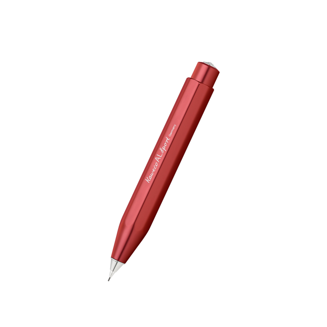 Kaweco AL Sport Mechanical Pencil Deep - Red — capped