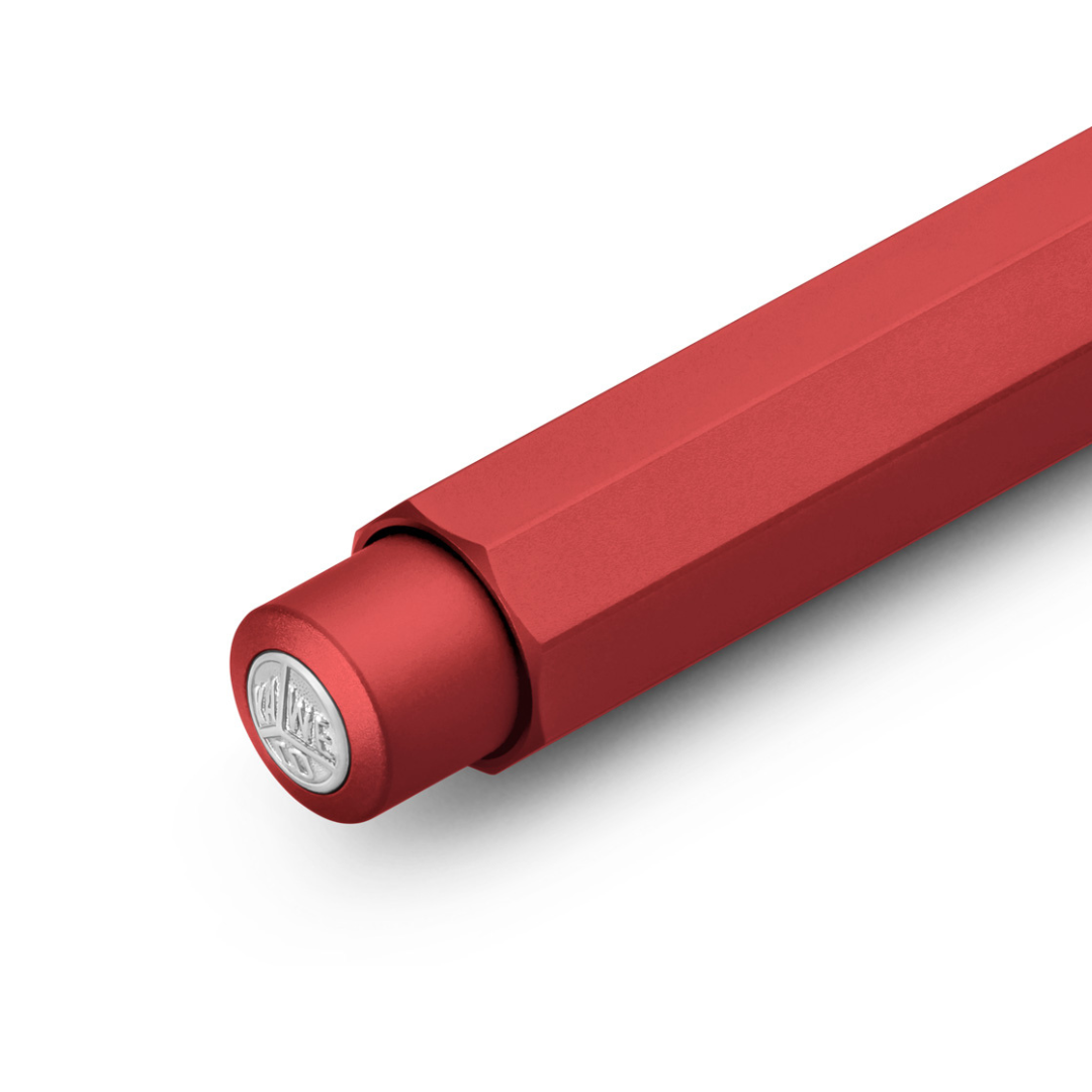Kaweco AL Sport Mechanical Pencil Deep - Red — writing at an angle