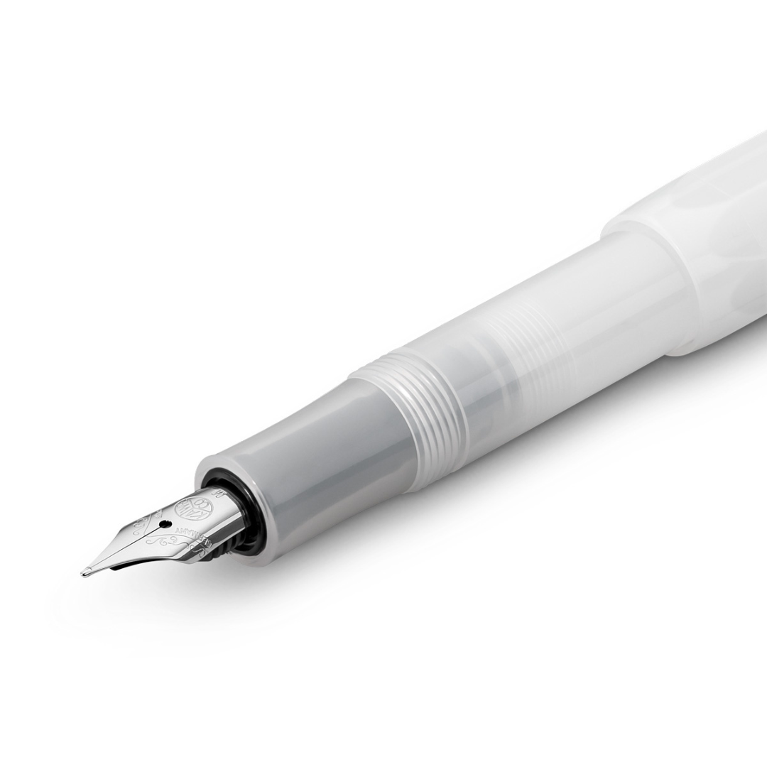 Kaweco Frosted Sport Fountain Pen - Natural Coconut — flat lay