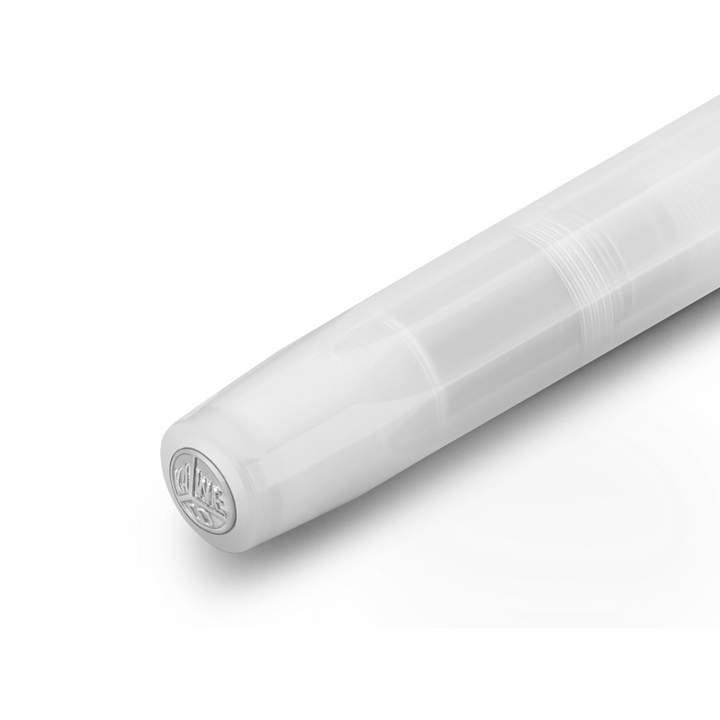 Kaweco Frosted Sport Fountain Pen - Natural Coconut — flat lay