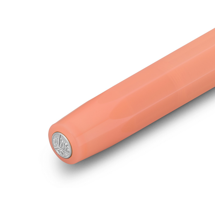 Kaweco Frosted Sport Gel Rollerball Pen - Soft Mandarin — flat lay