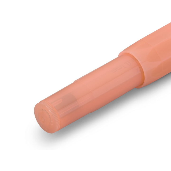 Kaweco Frosted Sport Gel Rollerball Pen - Soft Mandarin — flat lay