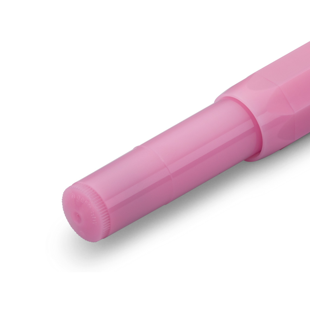 Kaweco Frosted Sport Gel Rollerball Pen - Blush Pitaya — flat lay
