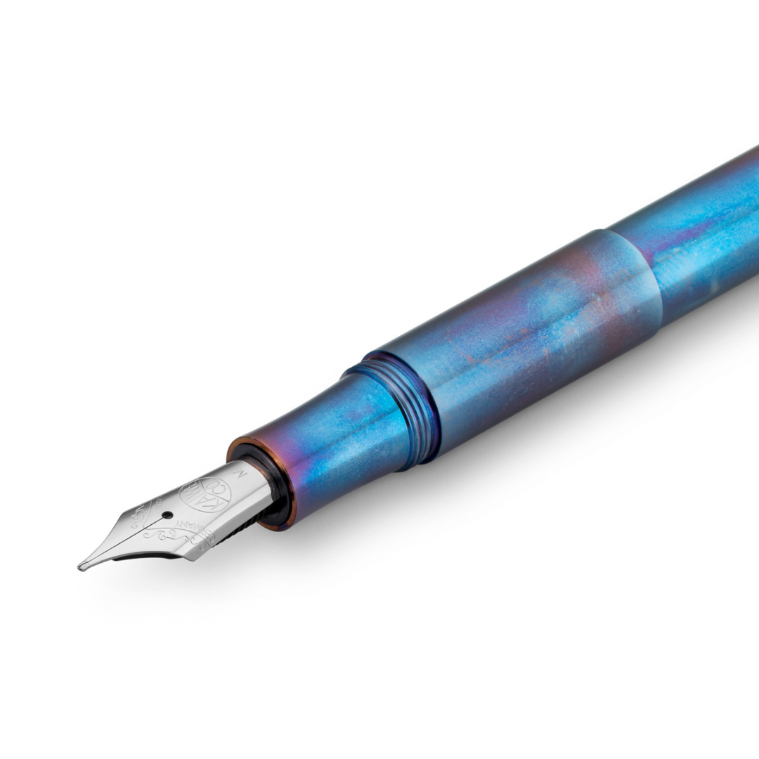 Kaweco Supra Fountain Pen in Fireblue — Kaweco fountain pen — precision nib writing instrument, at Cityluxe Singapore stationery store