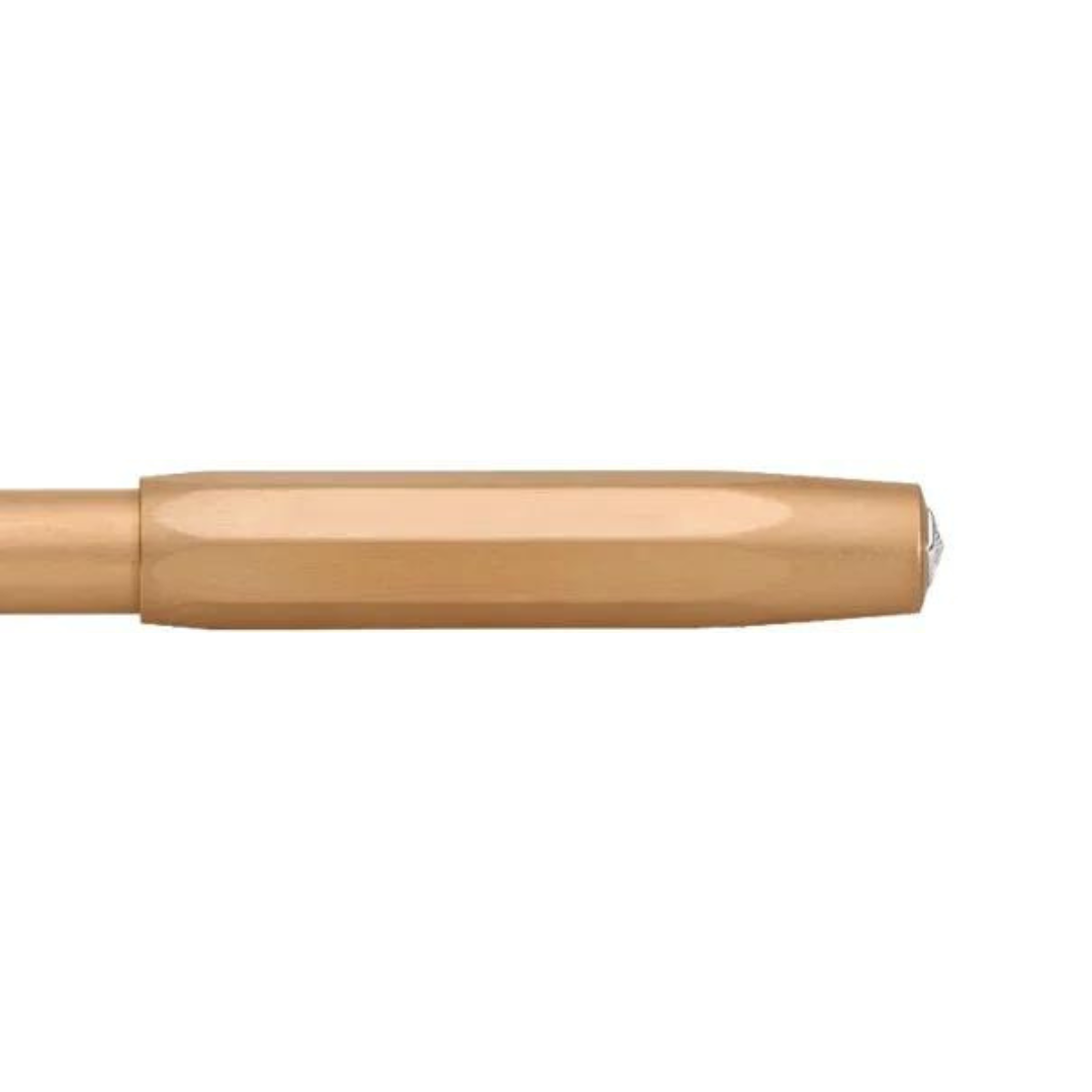 Kaweco Bronze Sport Fountain Pen — writing at an angle