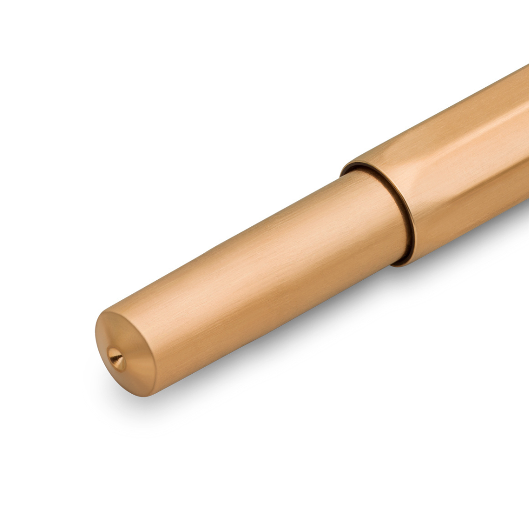 Kaweco Bronze Sport Fountain Pen — flat lay
