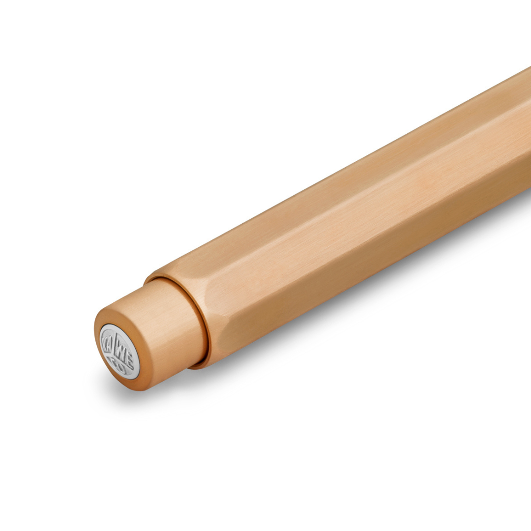 Kaweco Bronze Sport Mechanical Pencil — writing at an angle