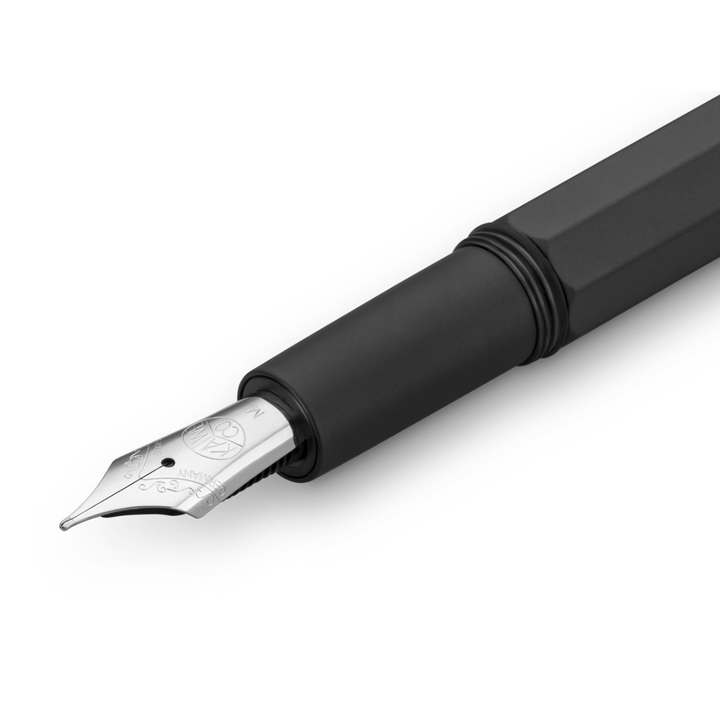 Kaweco ORIGINAL Fountain Pen Black Chrome 250 Nib — Kaweco fountain pen — precision nib writing instrument, at Cityluxe Singapore stationery store
