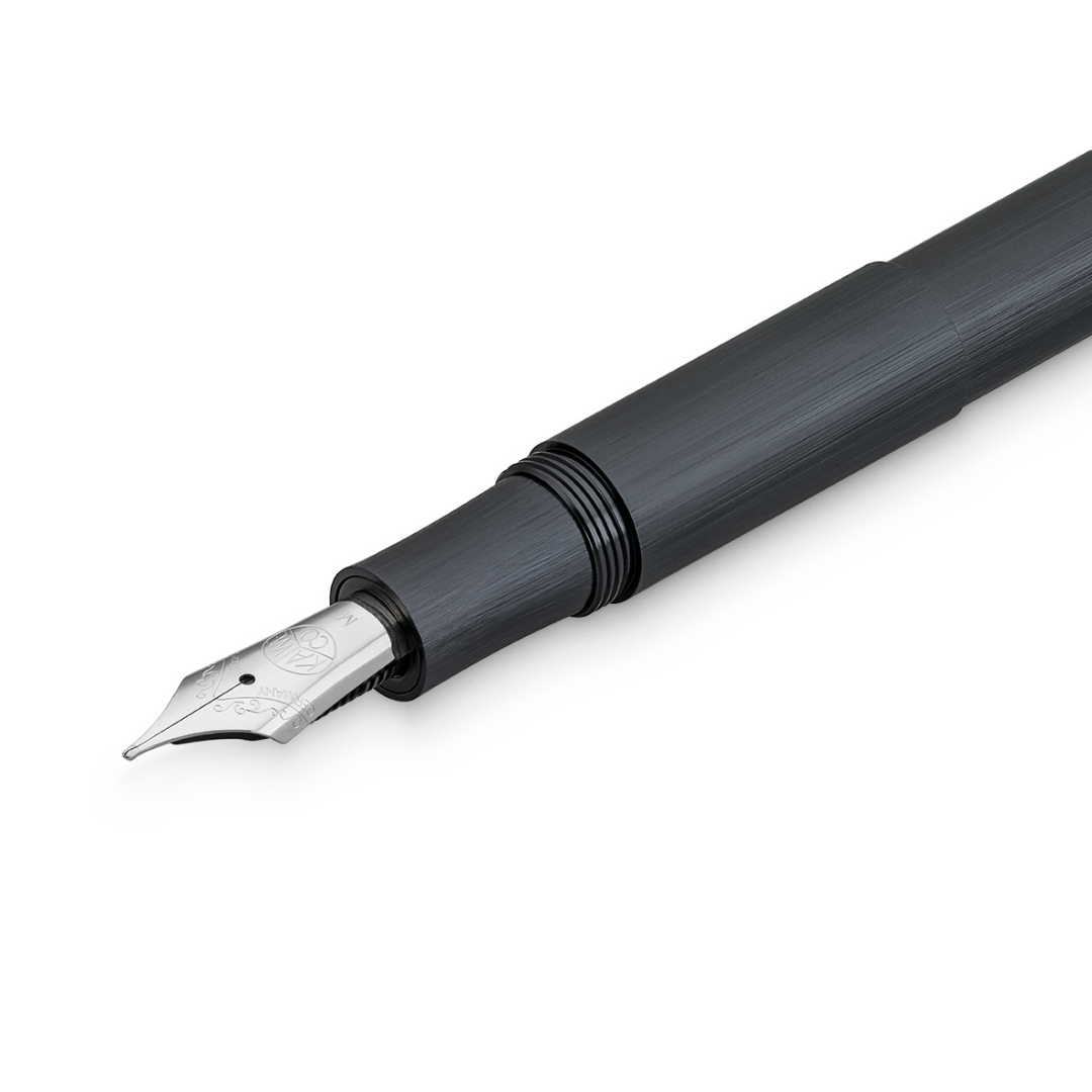Kaweco Supra Fountain Pen - Black — flat lay