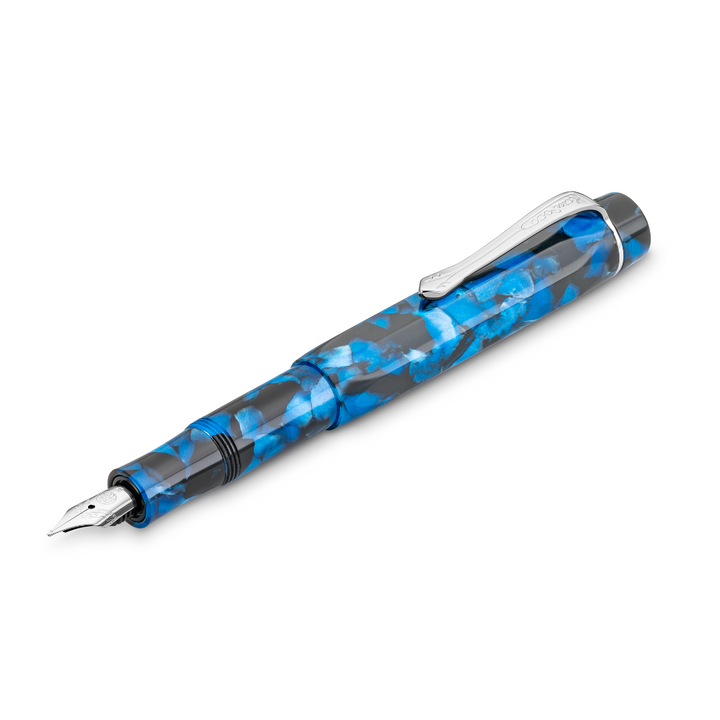 Kaweco Art Sport Fountain Pen - Pebble Blue — flat lay