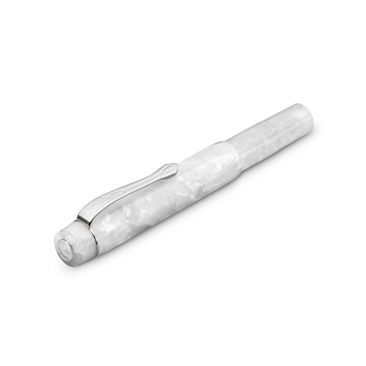 Kaweco Art Sport Fountain Pen - Mineral White — flat lay