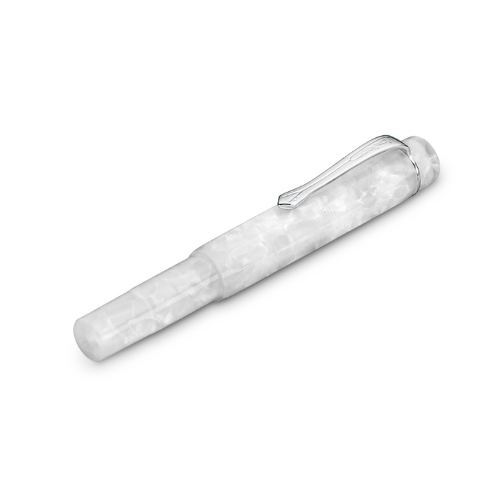 Kaweco Art Sport Fountain Pen - Mineral White — flat lay