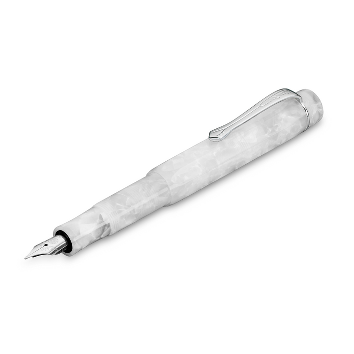 Kaweco Art Sport Fountain Pen - Mineral White — flat lay