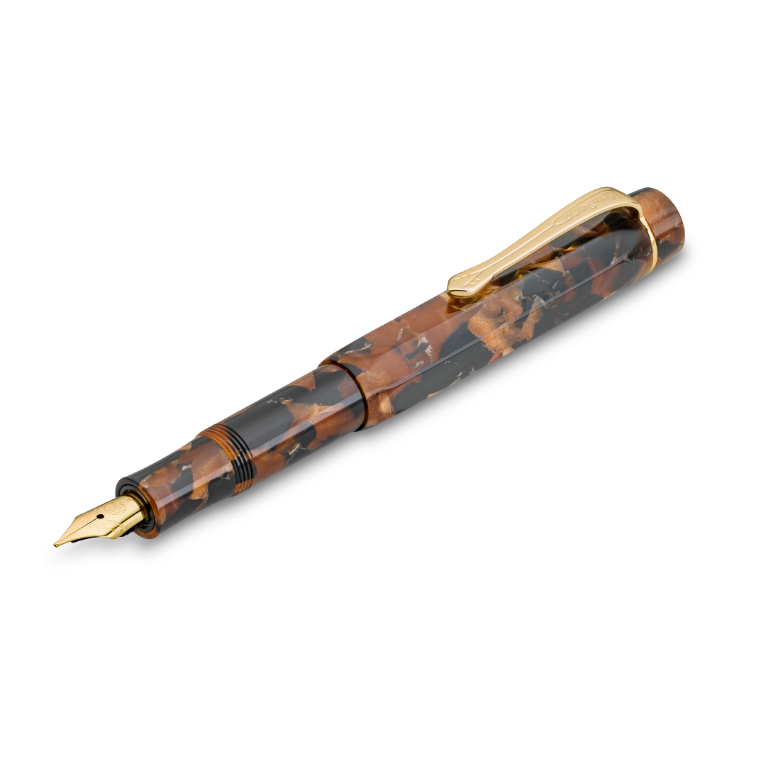 Kaweco Art Sport Fountain Pen - Hickory Brown — flat lay