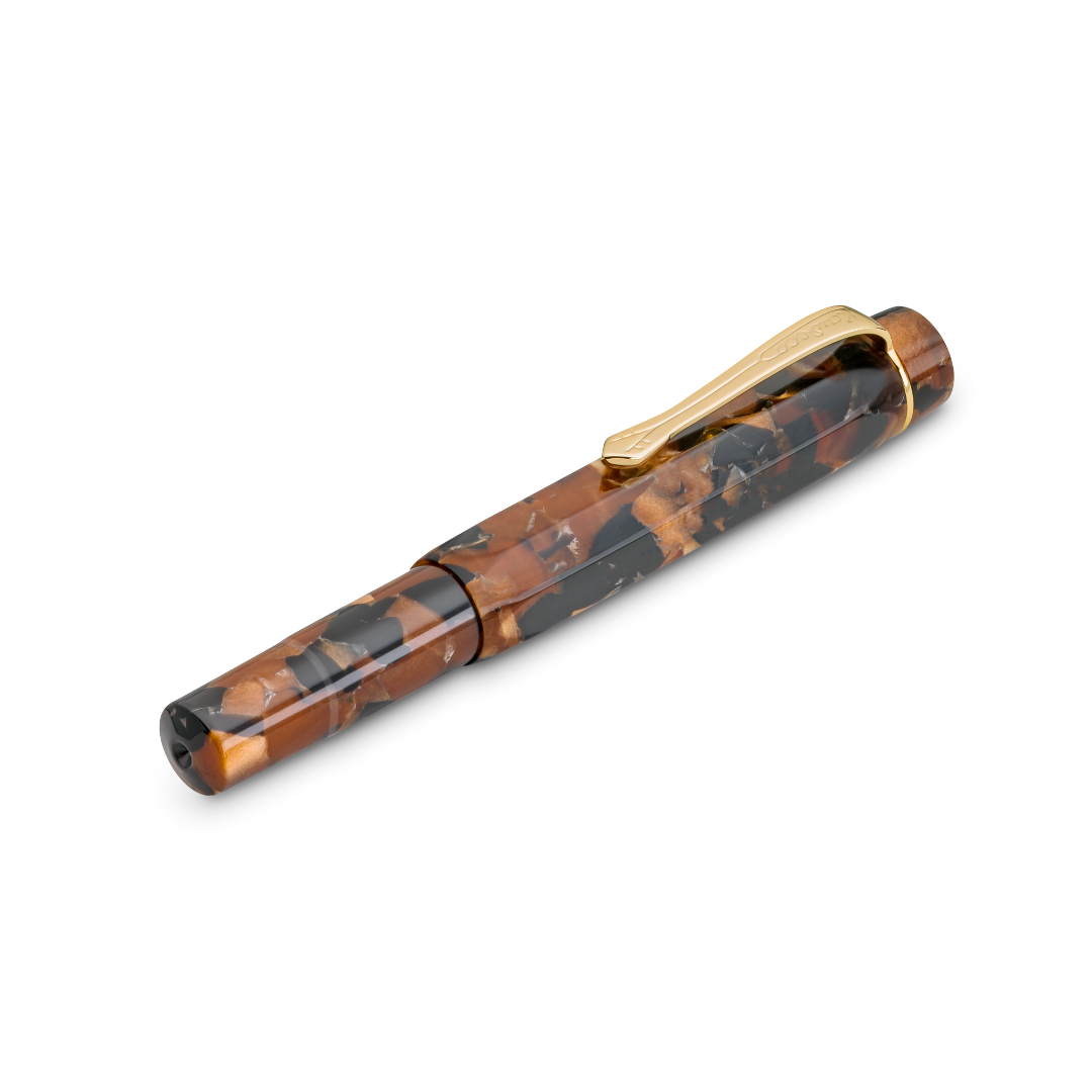 Kaweco Art Sport Fountain Pen - Hickory Brown — flat lay