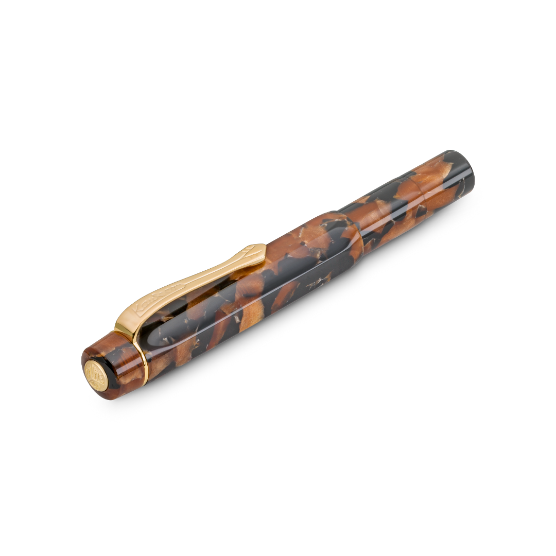 Kaweco Art Sport Fountain Pen - Hickory Brown — flat lay