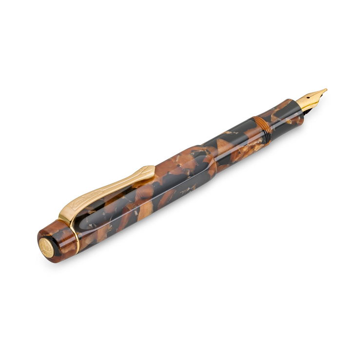 Kaweco Art Sport Fountain Pen - Hickory Brown — flat lay
