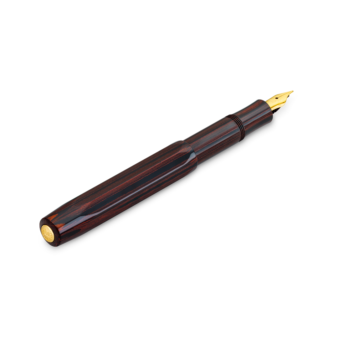 Kaweco EBONIT Sport 140 Years Anniversary Edition Fountain Pen Set — barrel detail