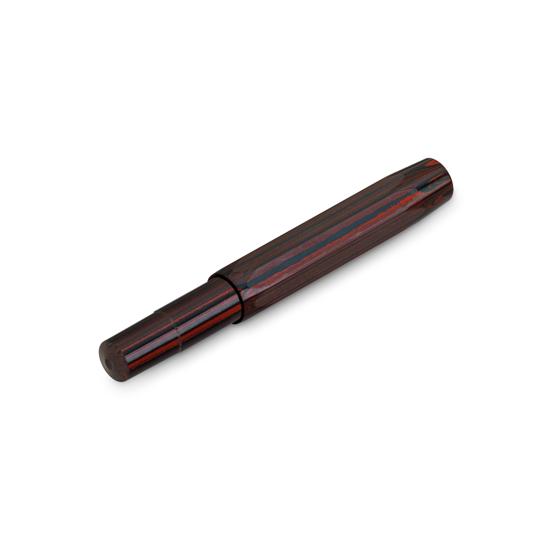 Kaweco EBONIT Sport 140 Years Anniversary Edition Fountain Pen Set — flat lay