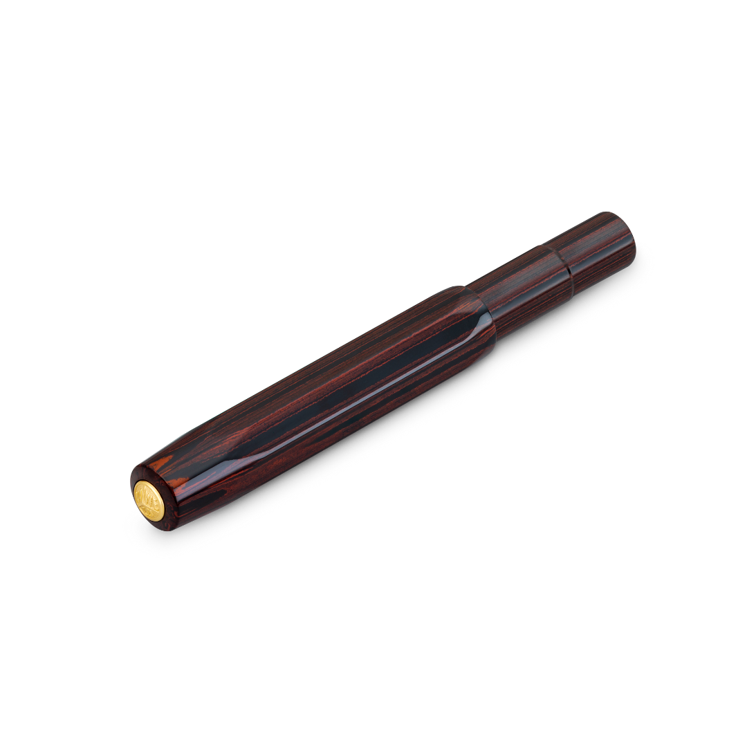 Kaweco EBONIT Sport 140 Years Anniversary Edition Fountain Pen Set — flat lay