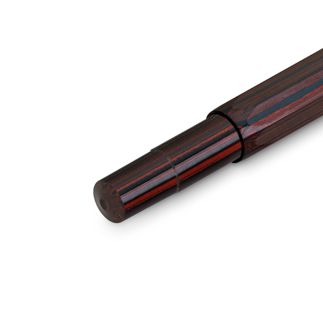 Kaweco EBONIT Sport 140 Years Anniversary Edition Fountain Pen Set — flat lay