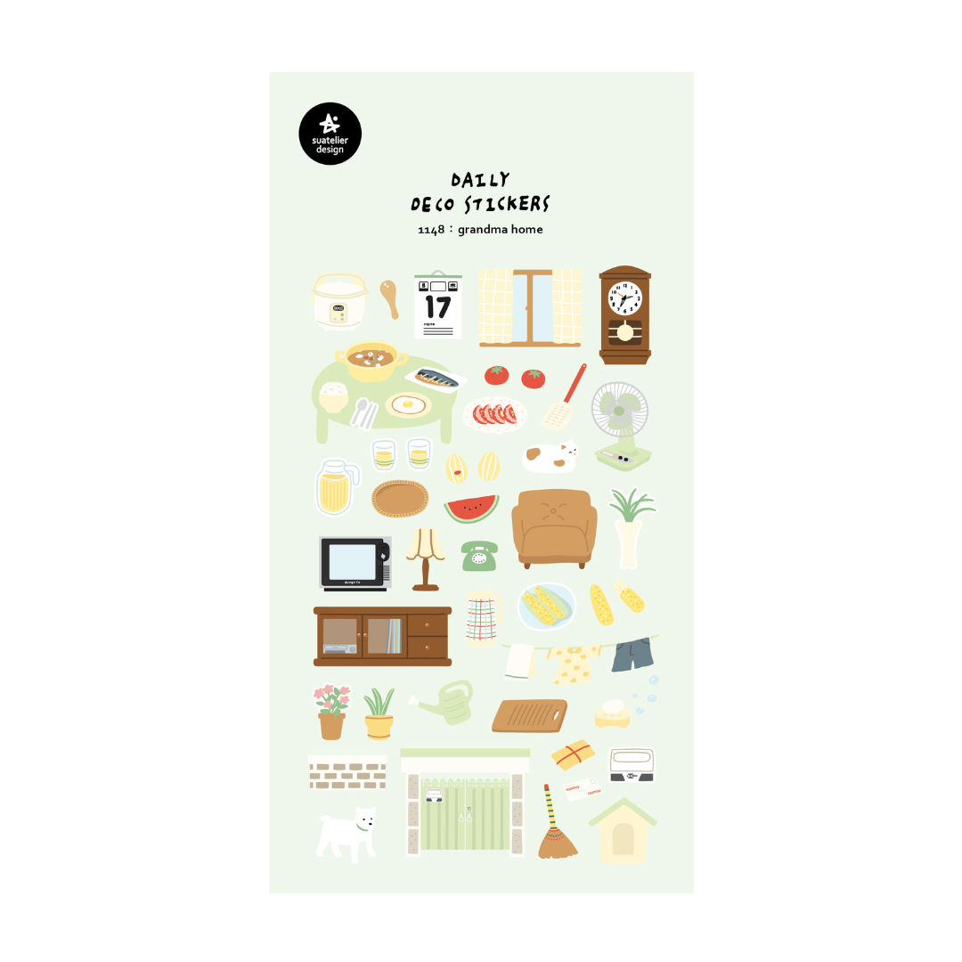 Suatelier Daily Deco Stickers - Grandma Home — front view