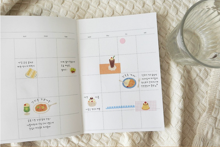 Suatelier Daily Deco Stickers - Kissaten — in use