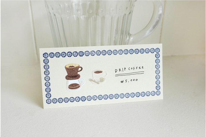 Suatelier Daily Deco Stickers - Kissaten — close-up