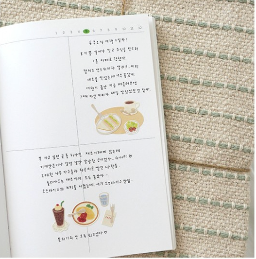 Suatelier Daily Deco Stickers - Kissaten — flat lay