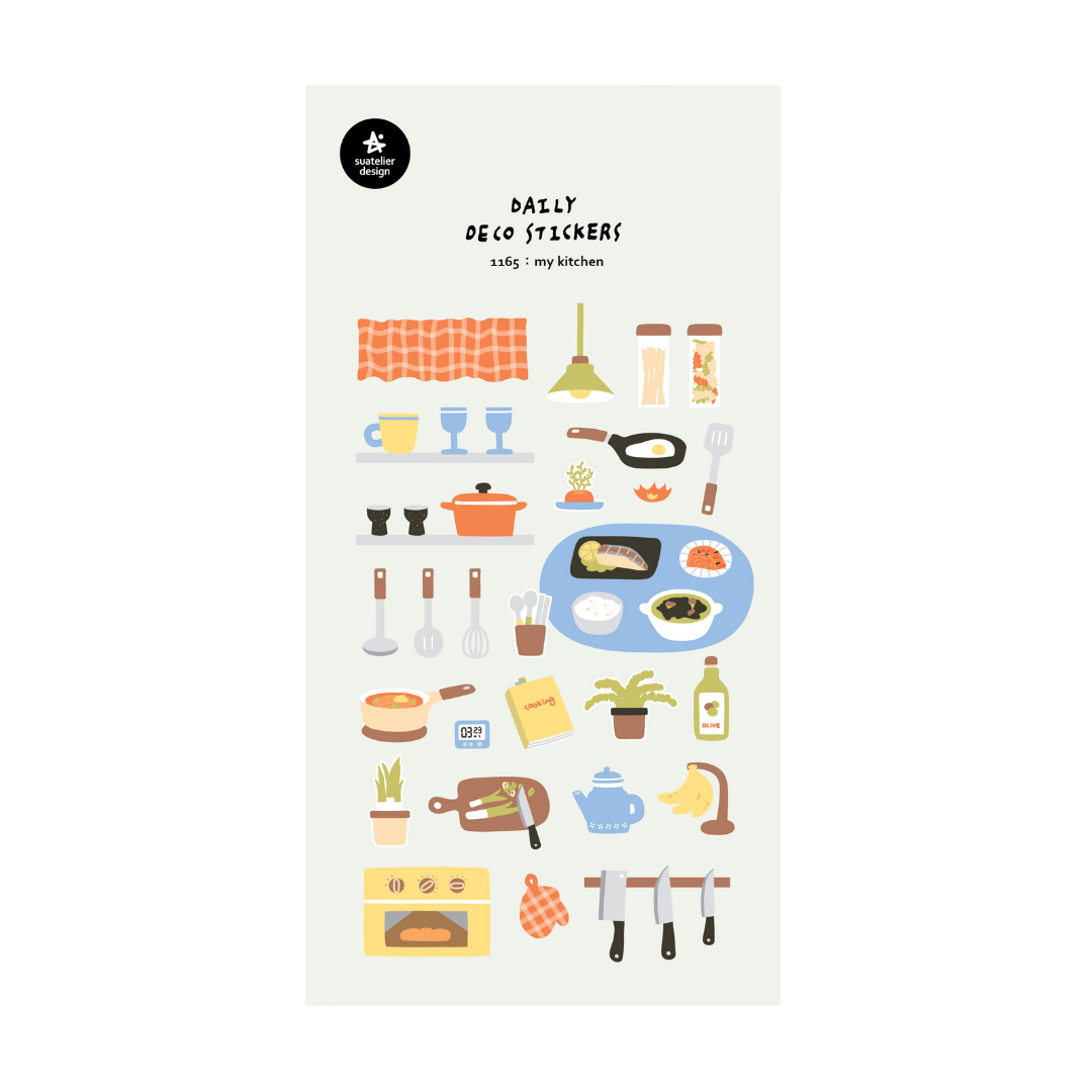 Suatelier Daily Deco Stickers - My Kitchen — front view