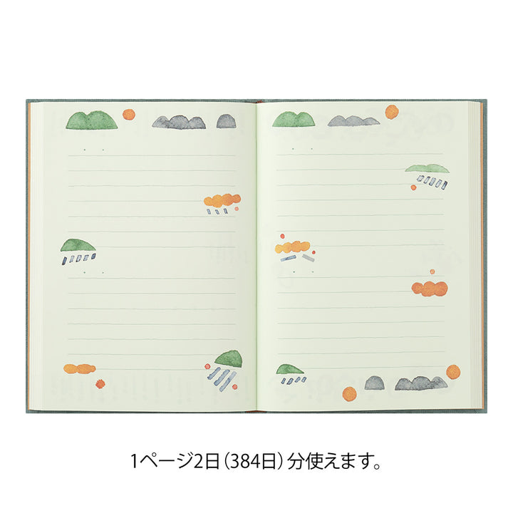 Midori 1 Year Diary - Soft Going Out — detail view